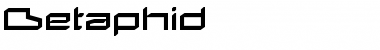 Download Betaphid Font Download Betaphid Font
