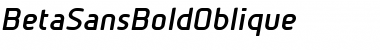Download BetaSansBoldOblique Font Download BetaSansBoldOblique Font