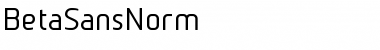 Download BetaSansNorm Font Download BetaSansNorm Font