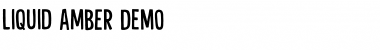 Download Liquid Amber DEMO Font Download Liquid Amber DEMO Font