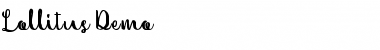 Download Lollitus Font Download Lollitus Font