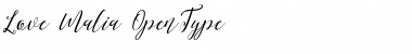 Download love malia Font Download love malia Font