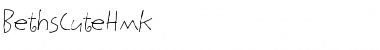 Download BethsCuteHmk Font Download BethsCuteHmk Font