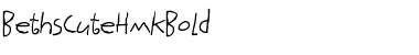 Download BethsCuteHmkBold Font Download BethsCuteHmkBold Font