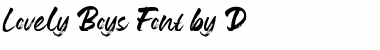 Download Lovely Boys Font Download Lovely Boys Font