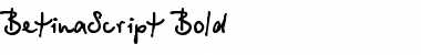 Download BetinaScript Font Download BetinaScript Font