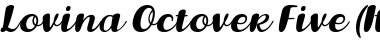 Download Lovina October Five Font Download Lovina October Five Font