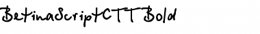 Download BetinaScriptCTT Font Download BetinaScriptCTT Font