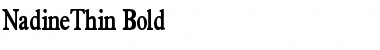 Download NadineThin Font Download NadineThin Font