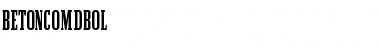 Download BetonComDBol Font Download BetonComDBol Font