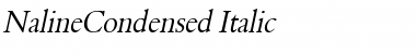 Download NalineCondensed Font Download NalineCondensed Font