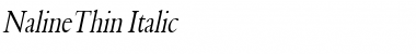 Download NalineThin Font Download NalineThin Font