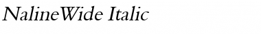 Download NalineWide Font Download NalineWide Font