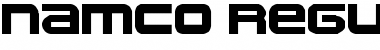 Download namco regular Font Download namco regular Font
