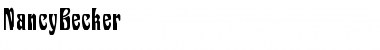 Download NancyBecker Font Download NancyBecker Font