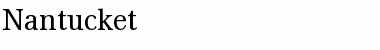 Download Nantucket Font Download Nantucket Font