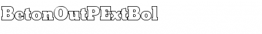 Download BetonOutPExtBol Font Download BetonOutPExtBol Font