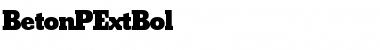 Download BetonPExtBol Font Download BetonPExtBol Font