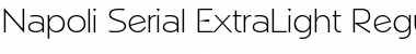 Download Napoli-Serial-ExtraLight Font Download Napoli-Serial-ExtraLight Font