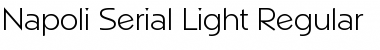 Download Napoli-Serial-Light Font Download Napoli-Serial-Light Font