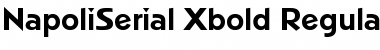 Download NapoliSerial-Xbold Font Download NapoliSerial-Xbold Font