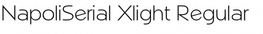 Download NapoliSerial-Xlight Font Download NapoliSerial-Xlight Font