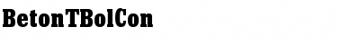 Download BetonTBolCon Font Download BetonTBolCon Font