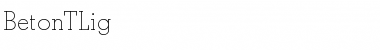 Download BetonTLig Font Download BetonTLig Font