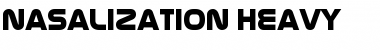 Download Nasalization Heavy Font Download Nasalization Heavy Font