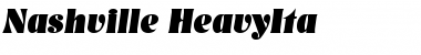Download Nashville-HeavyIta Font Download Nashville-HeavyIta Font