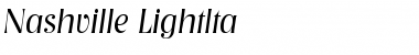 Download Nashville-LightIta Font Download Nashville-LightIta Font