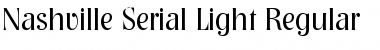 Download Nashville-Serial-Light Font Download Nashville-Serial-Light Font