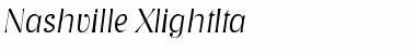 Download Nashville-XlightIta Font Download Nashville-XlightIta Font