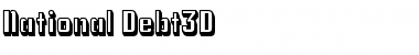 Download National Debt3D Font Download National Debt3D Font