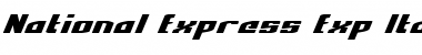 Download National Express Exp Italic Font Download National Express Exp Italic Font