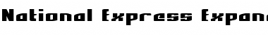 Download National Express Expanded Font Download National Express Expanded Font