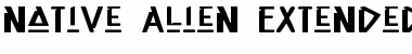 Download Native Alien Extended Font Download Native Alien Extended Font