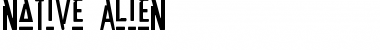 Download Native Alien Font Download Native Alien Font
