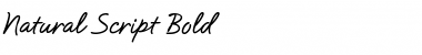 Download Natural Script Bold Font Download Natural Script Bold Font