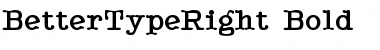 Download BetterTypeRight Font Download BetterTypeRight Font