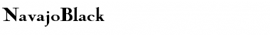 Download NavajoBlack Font Download NavajoBlack Font