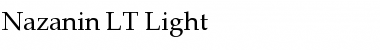 Nazanin LT Light Font