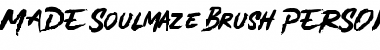 Download MADE Soulmaze Brush Font Download MADE Soulmaze Brush Font