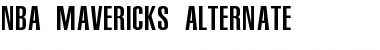 Download NBA Mavericks Alternate Font Download NBA Mavericks Alternate Font