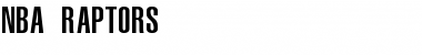 Download NBA Raptors Font Download NBA Raptors Font