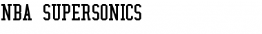 Download NBA SuperSonics Font Download NBA SuperSonics Font