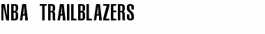 Download NBA Trailblazers Font Download NBA Trailblazers Font