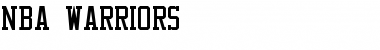 Download NBA Warriors Font Download NBA Warriors Font