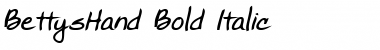 Download BettysHand Font Download BettysHand Font