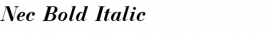 Download Nec Bold Italic Font Download Nec Bold Italic Font